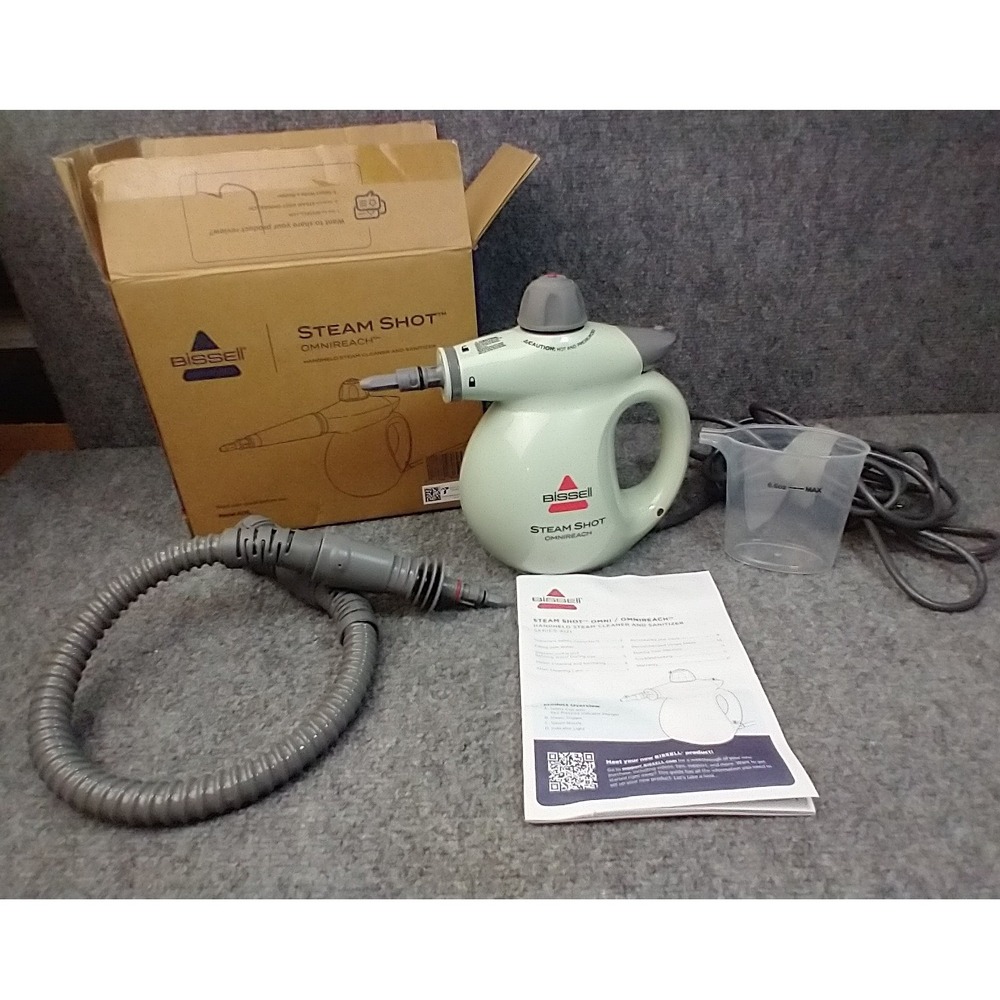 Bissell Steam Shot OmniReach Handheld Steam Cleaner 4171L Green Sanitizer
